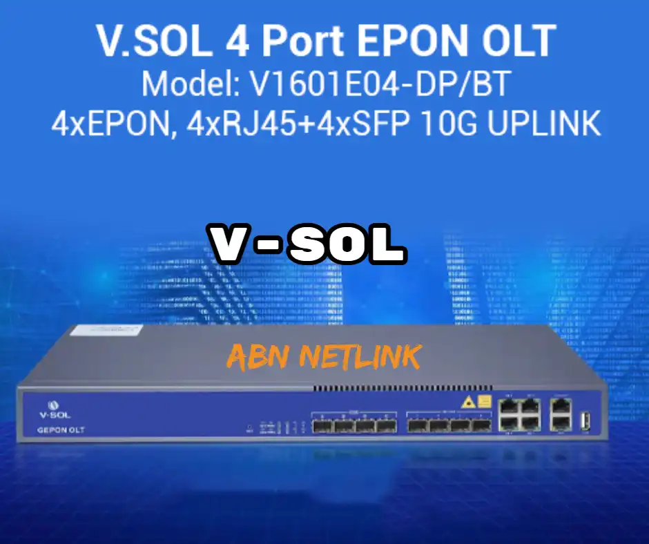 VSOL 4 Port EPON OLT V1601E04 10G UPLINK OLT